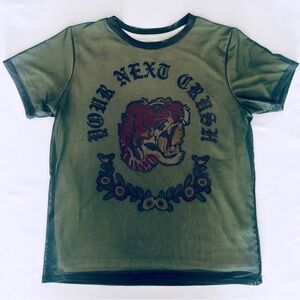 Freeze Olive Tiger Graphic Tee